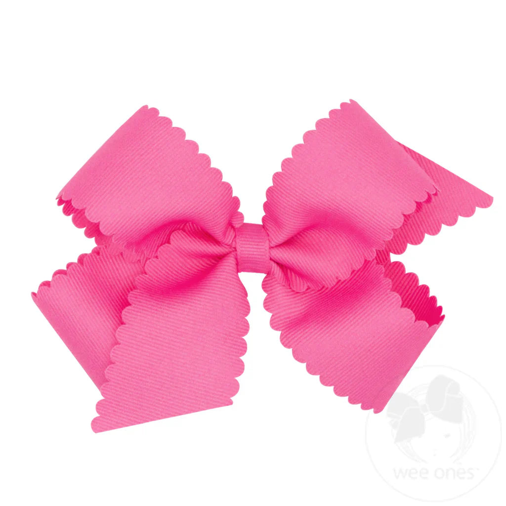 Medium Scalloped Bow