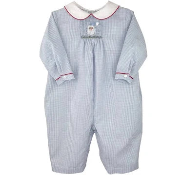 Smocked Santa Longall - Boys